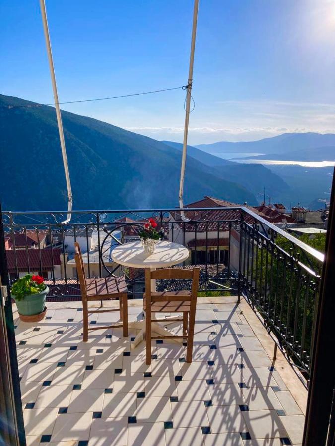 Apartamento Delphi Celebrity V I P The Navel Of The Earth, Center-Delphi-Penthouse Galaxy&Sky Panoramic View, Harmony&Yoga Exterior foto