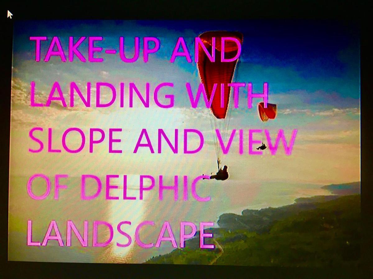 Apartamento Delphi Celebrity V I P The Navel Of The Earth, Center-Delphi-Penthouse Galaxy&Sky Panoramic View, Harmony&Yoga Exterior foto